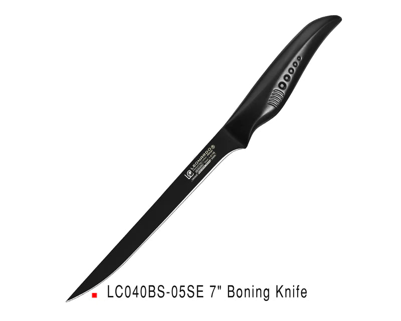 סט סכינים מסדרת כריש 12 יחידות - שחור
