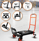 עגלת משא עם פלטפורמה דו שימושית עד 150 ק"ג