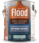 FLOOD  - צבע לעץ חצי שקוף על בסיס מים בשכבה אחת בלבד