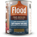 FLOOD  - צבע לעץ חצי שקוף על בסיס מים בשכבה אחת בלבד