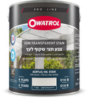 צבע לעץ חצי שקוף בשכבה אחת בלבד- אווטרול