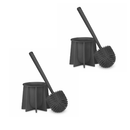 מברשת אסלה 100% סיליקון אנטי-בקטריאלית (שחור)