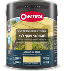 צבע לעץ חצי שקוף בשכבה אחת בלבד- אווטרול