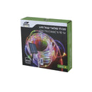 פס לד סולארי עגול 10מ'+ שלט LIFE RGB SM-10MR8-RGB