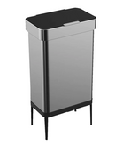 פח טאץ' נירוסטה 60 ליטר בגימור מוברש PARIS