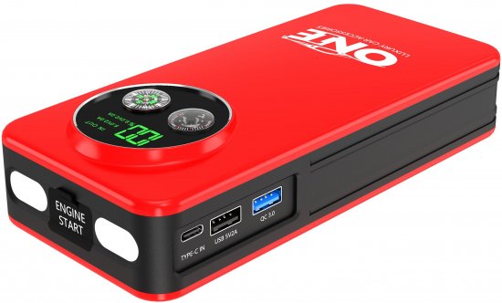 בוסטר התנעה מקצועי לרכב ONE 16000mAh