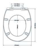 מושב אסלה טורנדו הום פחם
