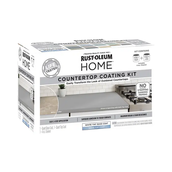 ערכה לצביעת משטחי שיש ודלפקים RUST-OLEUM מחדש בקלות כל משטח שיש ישן