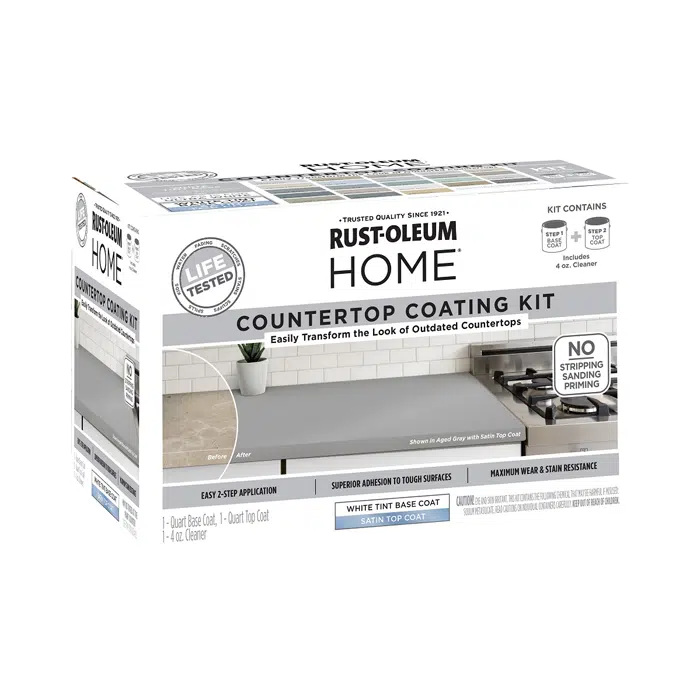 ערכה לצביעת משטחי שיש ודלפקים RUST-OLEUM מחדש בקלות כל משטח שיש ישן