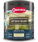 צבע לעץ חצי שקוף בשכבה אחת בלבד- אווטרול