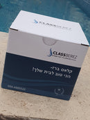 תעלת ניקוז ריצפתי 10/10 עם אפשרות להכנסת אריח | סקוואר | ניקל מוברש | מק"ט 355