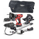 סט כלים נטענים גוף משותף ראש מתחלף משור עגול/ חרב מקדחה רוטטת מברגת אימפקט משור אנכי קומפרסור חרמש