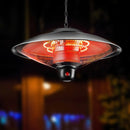 תנור תלוי 2000W IP34 כסוף + שלט HAH-2055