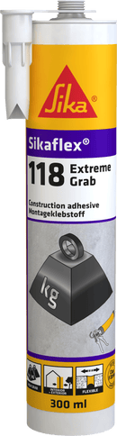 סיקה פלקס 118 EXTREME GRAB לבן 290 מ"ל