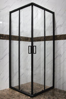 מקלחון 411 פרזול שחור פסים PR411B