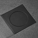 מכסה לקופסת ביקורת פופ אפ מתכת בראס 10/10 שחור מט מק"ט 126