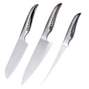 סט סכינים מסדרת כריש 3 יחידות - כסף
