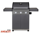 גריל גז משולב פחמים GS- Classic 3B (צבע אפור)