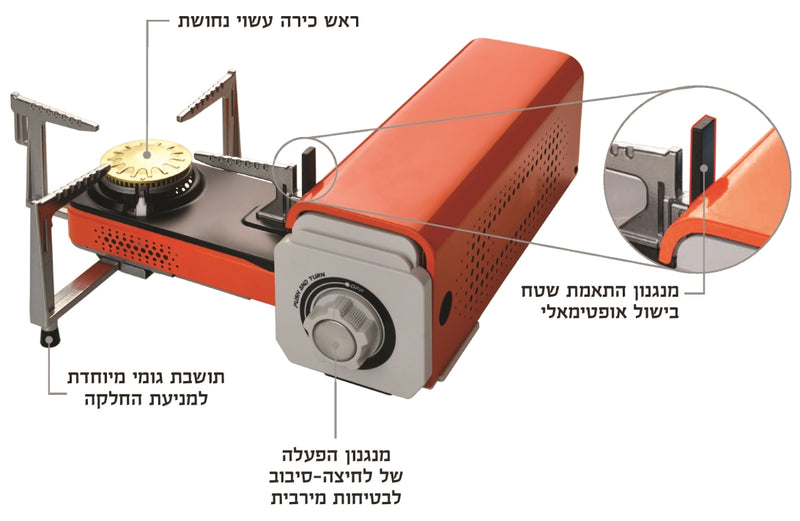 כירת גז מתקפלת - קל-גז