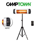 מקרן חום 3000W + חצובה צג דיטלי ושלט CAMPTOWN