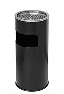 פח מאפרה שחור עם פח פנימי - קיים כרגע רק בנירוסטה