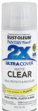 ספריי צבע + פריימר גוון FLAT CLEAR לכה שקופה מט