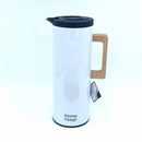 קנקן תרמוס מעוצב ידית עץ 1 ליטר