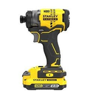 מברגת אימפקט נטענת בראשלס + 2 סוללות STANLEY SFMCF820D2K BL 20V 2Ah