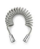 צינור ספירלה קפיצי אפור נמתח עד 2 מטר