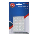 סט גומיות שקופות 20 יחידות 