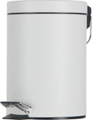 פח אשפה עגול + דוושה 3 ליטר לבן.jpg